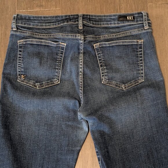 Kut from the Kloth, Dark Wash Skinny Jeans, Sz 14 - Picture 4 of 13